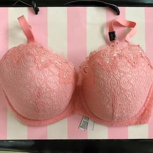 Victoria's Secret ANGELS LINED DEMI BRA 34DDD.